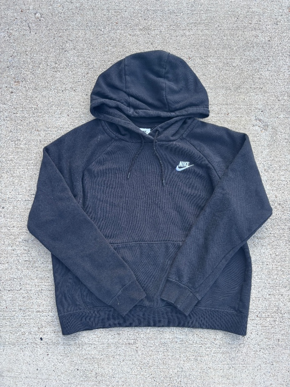 Black Nike Drawstring Hoodie
